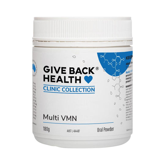 GIVE BACK HEALTH CLINIC COLLECTION MULTI VMN ORAL POWDER 180G