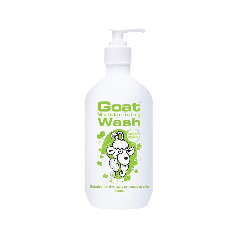 Goat Soap Australia Goat Moisturising Wash Lemon Myrtle 500ml  SELL THROUGH