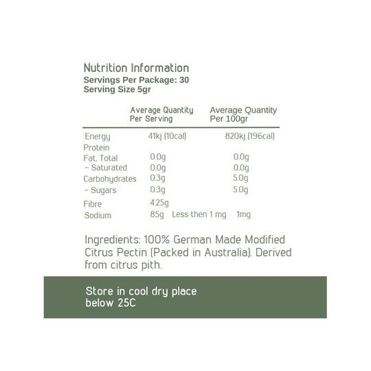 GRASSES OF LIFE 100% MODIFIED CITRUS PECTIN 150G