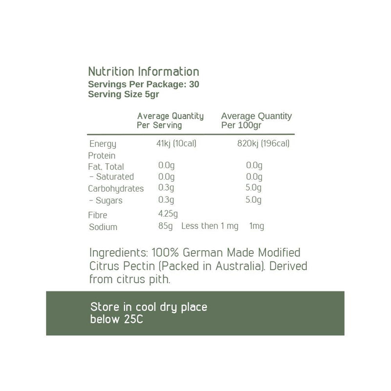 GRASSES OF LIFE 100% MODIFIED CITRUS PECTIN 150G