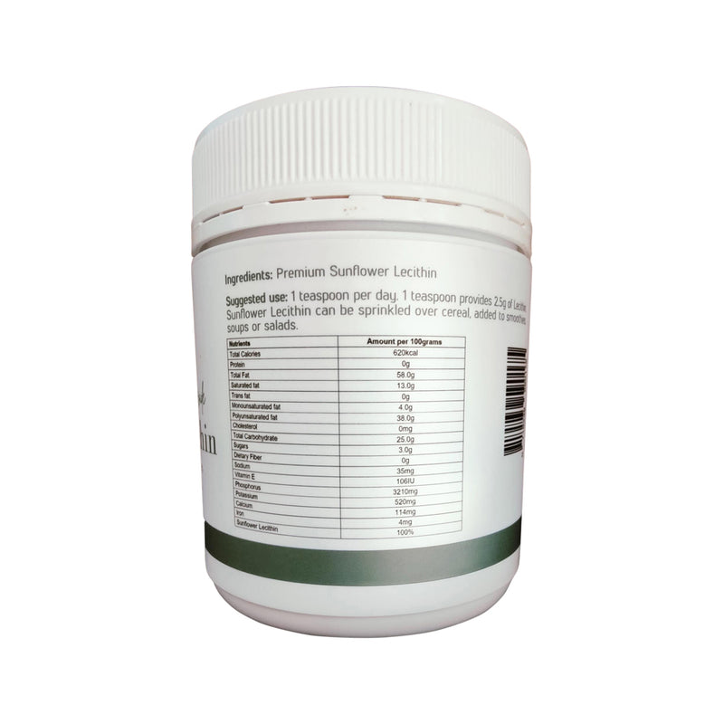 Grasses of Life Premium Pharmaceutical Grade Sunflower Lecithin 250g