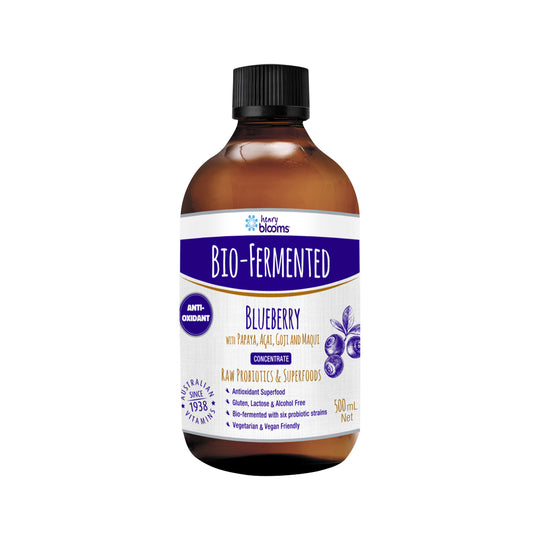 Henry Blooms Bio-Fermented Blueberry Concentrate (with Papaya Acai Goji & Maqui) 500ml