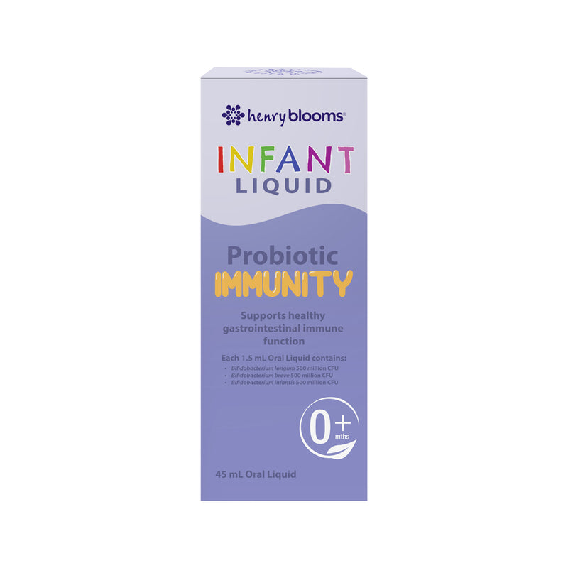 Henry Blooms Infant Liquid Probiotic Immunity 45ml  OBSOLETE MANUFACTURER