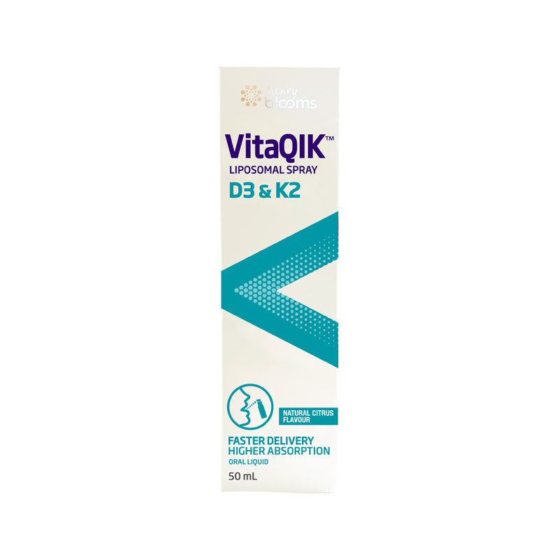 Henry Blooms VitaQIK Liposomal Spray D3 & K2 Oral Liquid 50ml