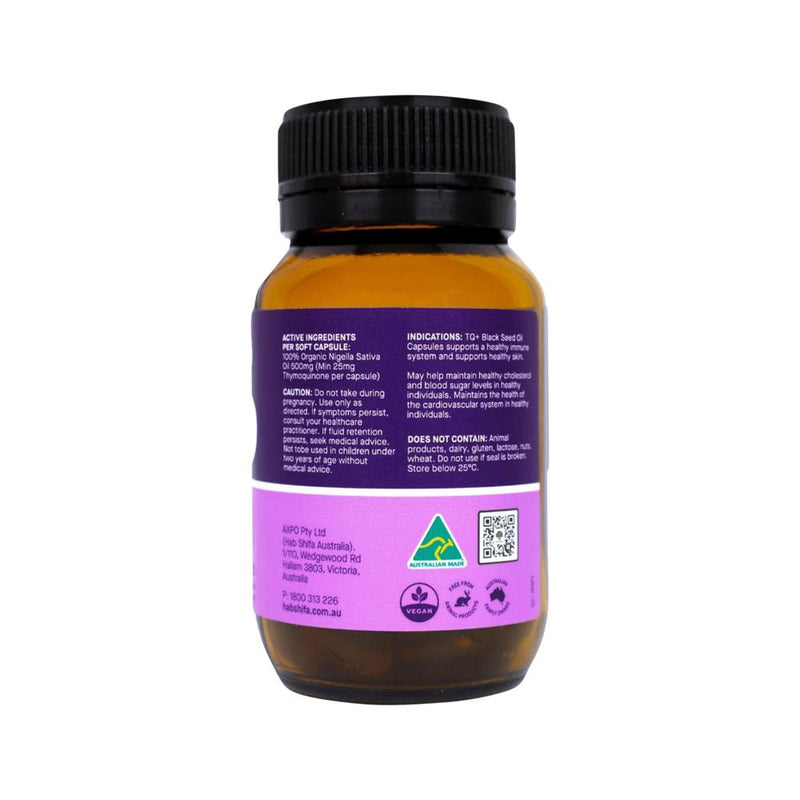 Hab Shifa TQ+ Ultra Strength Black Seed Oil 60c