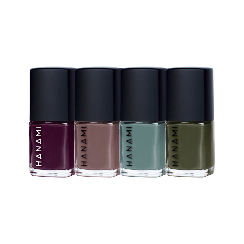 Hanami Nail Polish Collection Solstice 9ml x 4 Pack