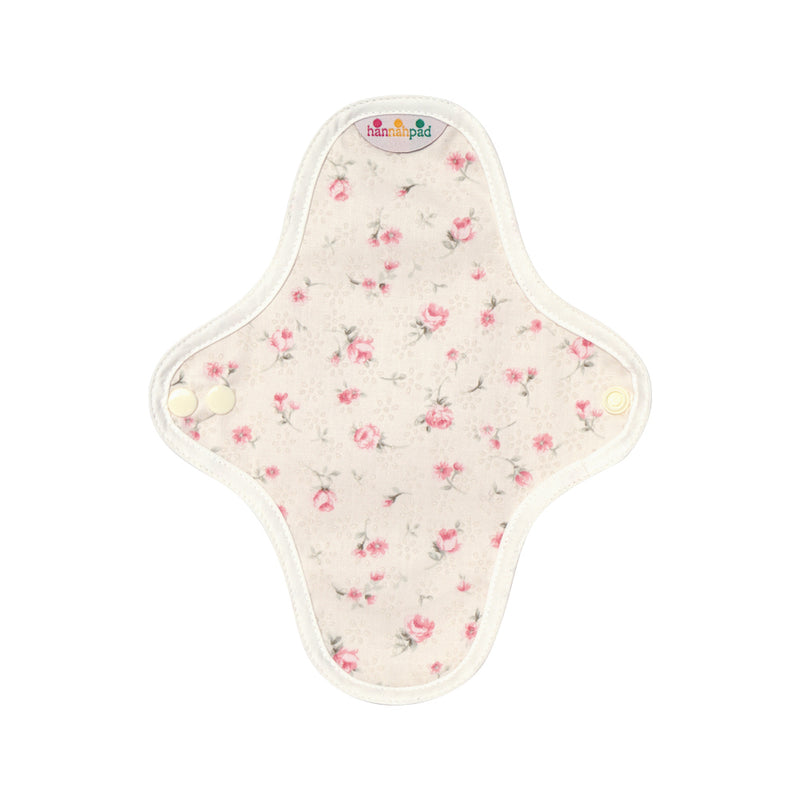 Hannah Pad Organic Cotton Reusable Cloth Pad Small Extra Grip x 2 Pack (Fabric supplied at random)