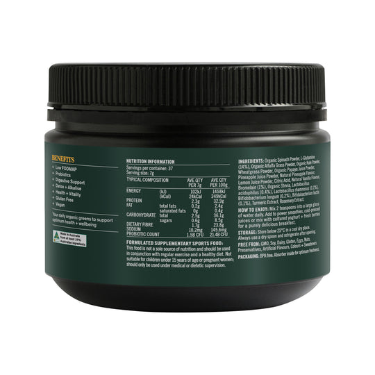 The Healthy Chef Everyday Greens Pineapple 260g
