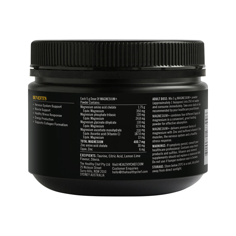 The Healthy Chef Magnesium+ (Relax) 500g