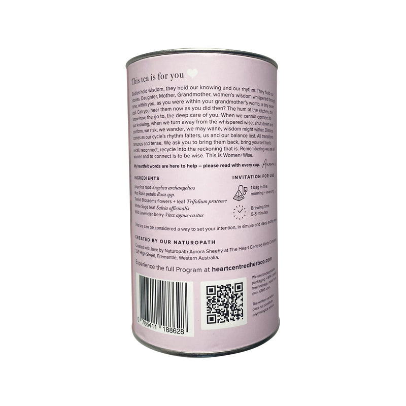 The Heart Centred Herb Company Women + Wise x 14 Tea Bags