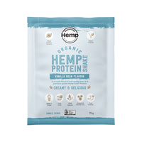 Hemp Foods Australia Organic Hemp Protein Shake Vanilla Bean Sachet 35g x 7 Display
