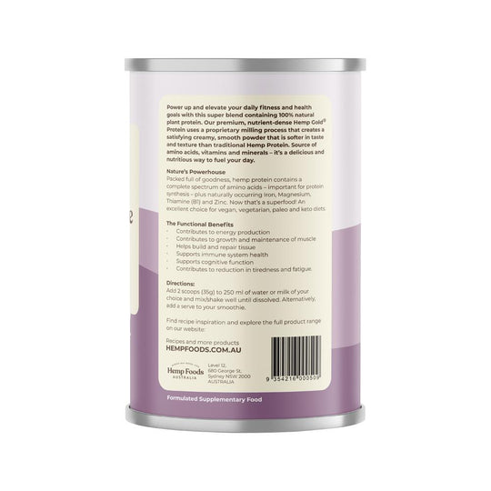 Hemp Foods Australia Organic Hemp Protein Shake Mixed Berry 420g