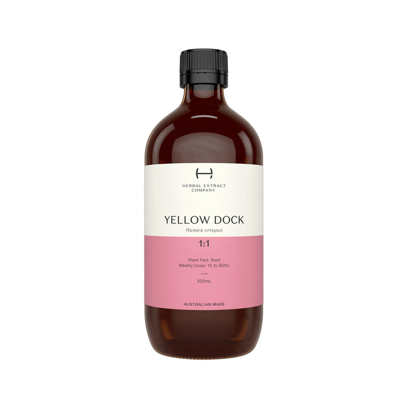 Herbal Extract Company Yellow Dock 1:1 500ml