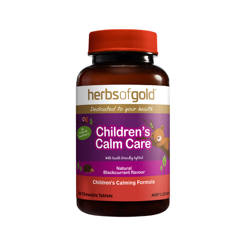 Herbs of Gold Childrens Calm Care Chewable 60t