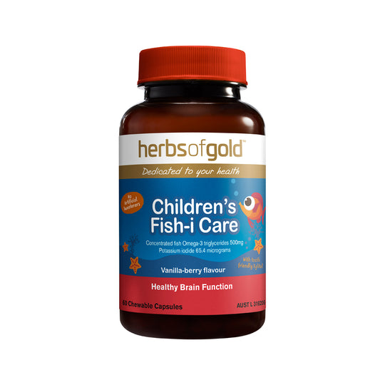 Herbs of Gold Childrens Fish-i Care Chewable 60c