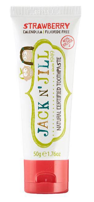 Jack N Jill Natural Toothpaste with Calendula (Fluoride Free) Strawberry 50g