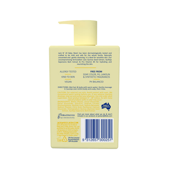 Jack N Jill Natural Bathtime Baby Wash 300ml