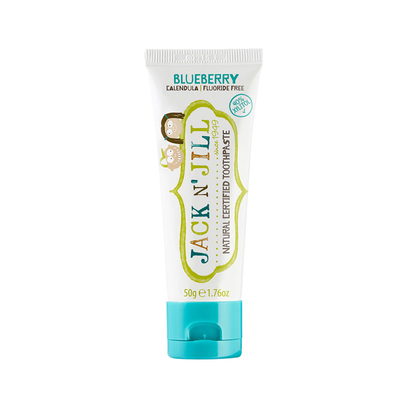 Jack N Jill Natural Toothpaste with Calendula (Fluoride Free) Blueberry 50g