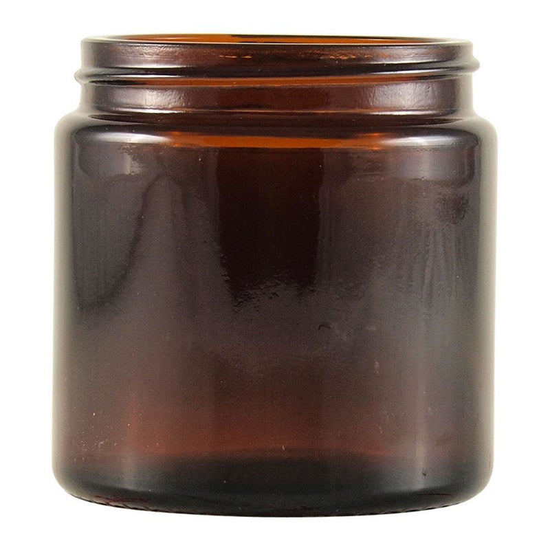 Jar Glass Amber 120ml (single) - Jar Only