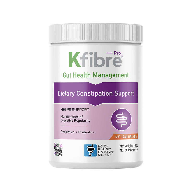 Kfibre Pro Dietary Constipation Support Natural Orange Tub 160g
