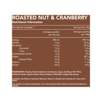 Kuranda Wholefoods Gluten Free Nut Bars Roasted Nut & Cranberry 45g x 16 Display