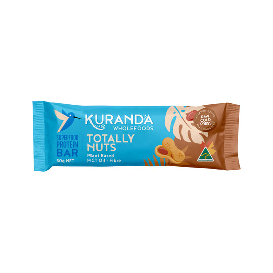 Kuranda Wholefoods Gluten Free Protein Bars Totally Nuts 50g x 16 Display