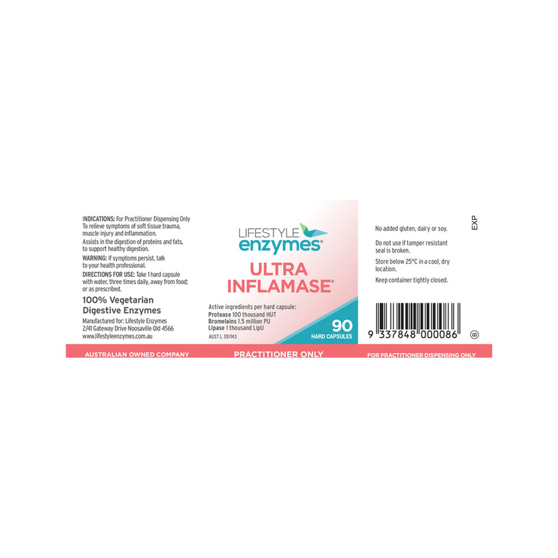 Lifestyle Enzymes Ultra Inflamase 90c