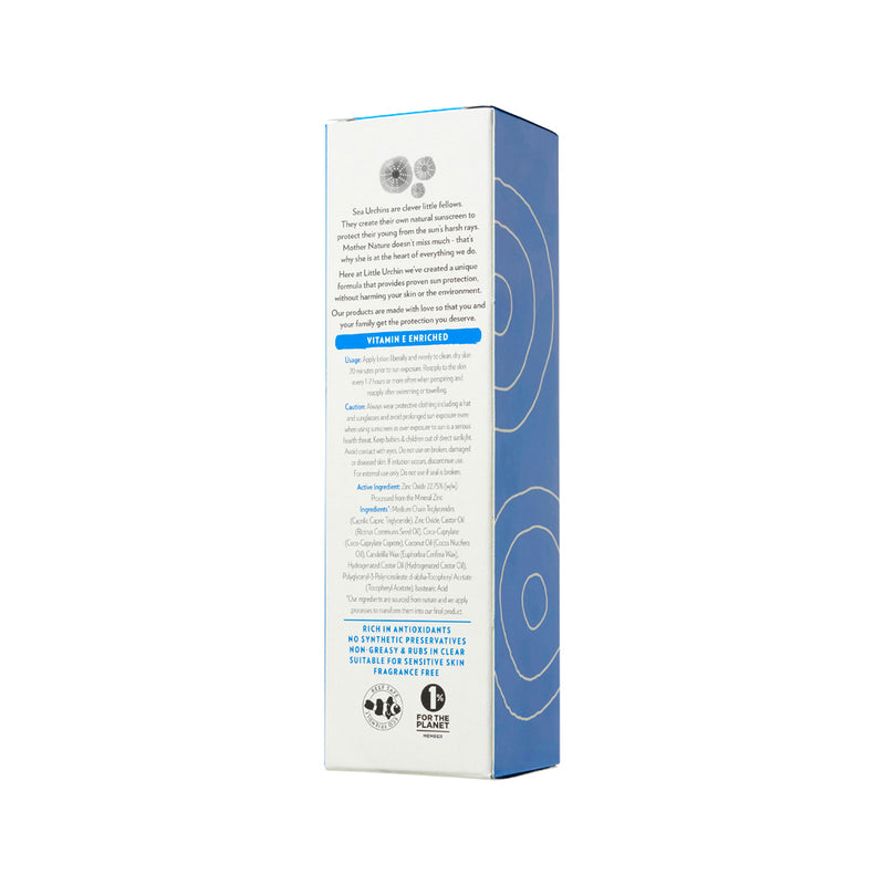 Little Urchin Natural Sunscreen Clear Zinc SPF 50+ 100g