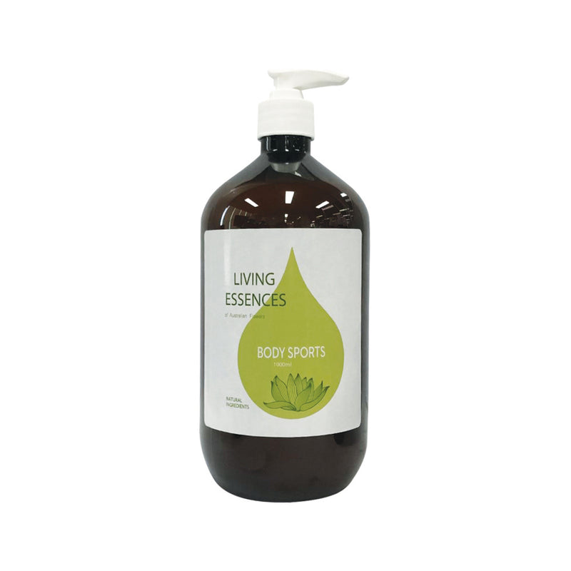 Living Essences of Australia Body Sports Lotion 1L  CH2 REDUNDANT