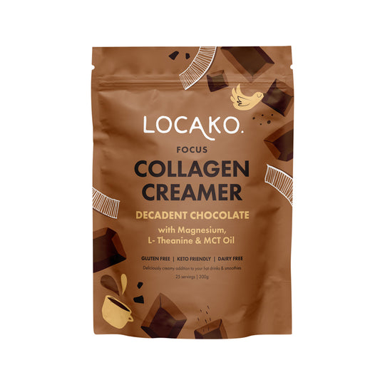 Locako Collagen Creamer Focus (Decadent Chocolate) 300g SELL THROUGH NEW SKU 2968461