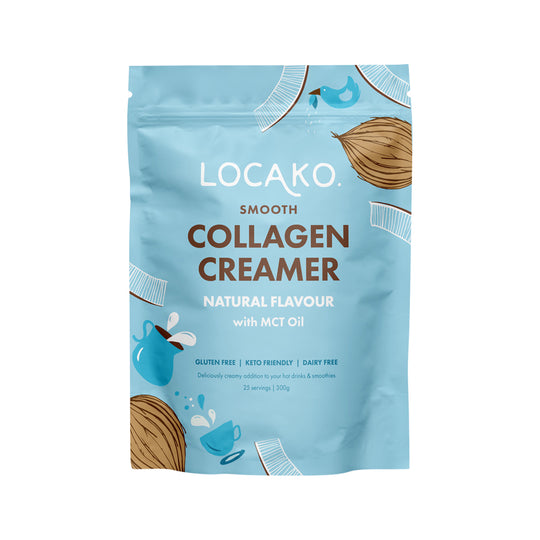 Locako Collagen Creamer Smooth (Natural) 300g SELL THROUGH NEW SKU 2968470