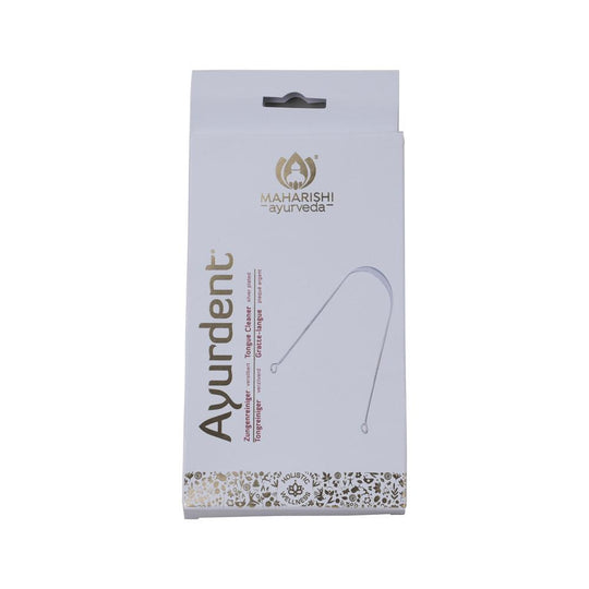 MAHARISHI AYURVEDA AYURDENT TONGUE CLEANER SILVER PLATED