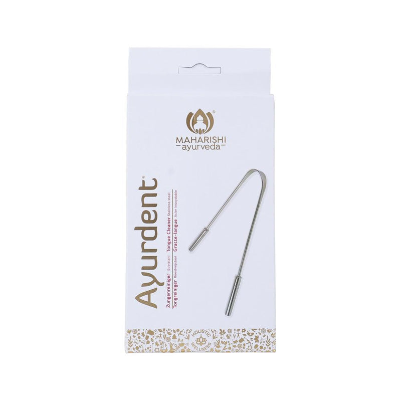 MAHARISHI AYURVEDA AYURDENT TONGUE CLEANER STAINLESS STEEL