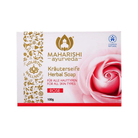 MAHARISHI AYURVEDA HERBAL SOAP BAR ROSE 100G