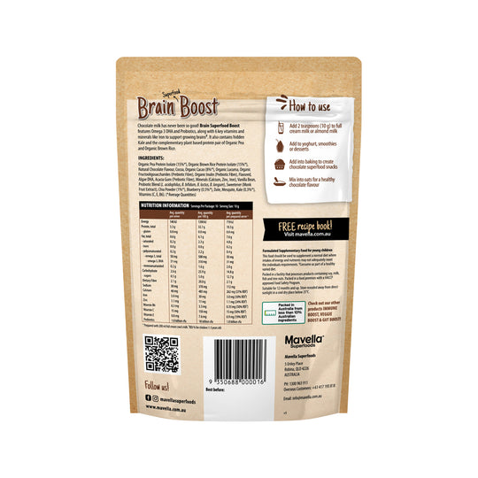 Mavella Superfoods Brain Superfood Smoothie Boost Cacao 100g