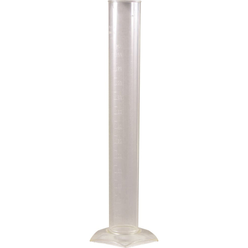 Measuring Cylinder Plastic Clear Graduated 250ml