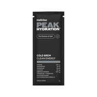Melrose Peak Hydration + Clean Energy Cold Brew Coffee Sachet 7g x 20 Display