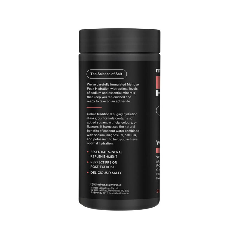 MELROSE PEAK HYDRATION WATERMELON 180G  SELL THROUGH