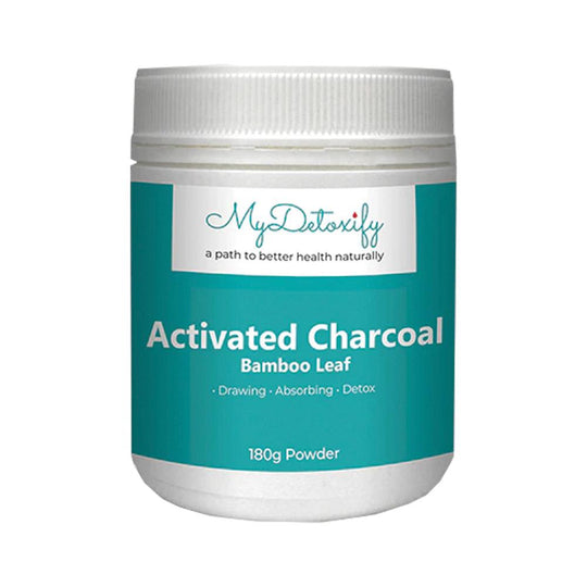 MYDETOXIFY ACTIVATED CHARCOAL BAMBOO LEAF 180G