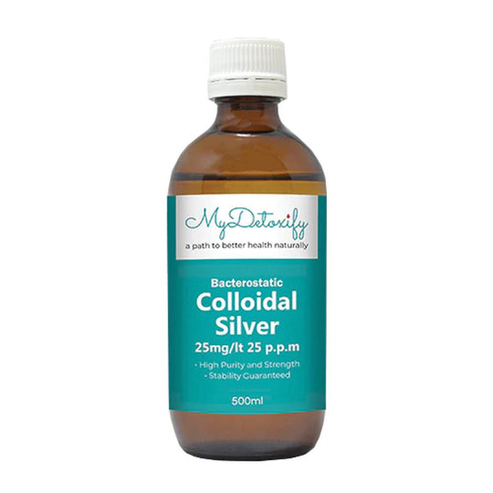 MYDETOXIFY COLLOIDAL SILVER 25PPM 500ML