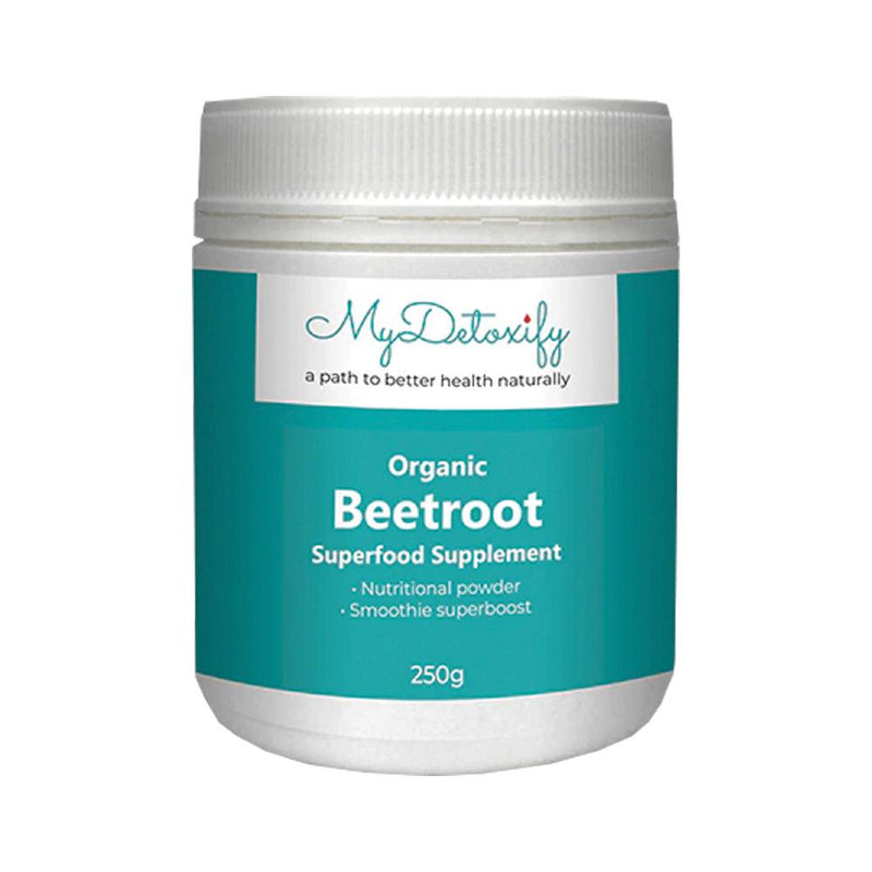 MYDETOXIFY ORGANIC BEETROOT SUPERFOOD SUPPLEMENT 250G