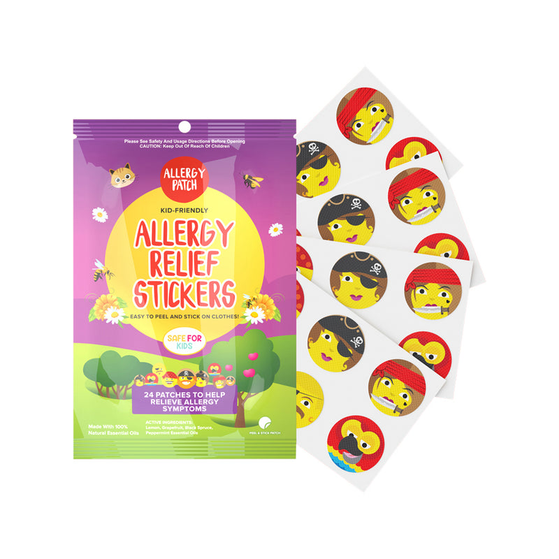 NATPAT AllergyPatch Organic Allergy Relief Stickers x 24 Pack