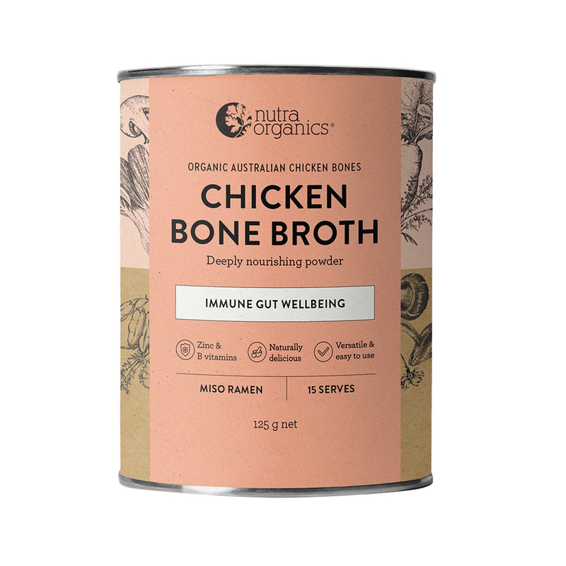Nutra Organics Bone Broth Chicken Miso Ramen 125g