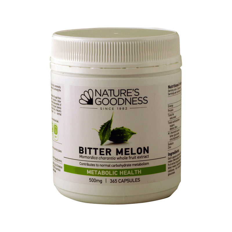 Natures Goodness Bitter Melon Capsules 500mg 365c