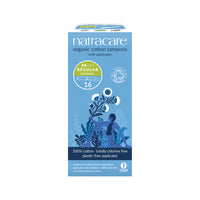 Natracare Organic Cotton Tampons Regular with Applicator x 16 Pack  SELL THROUGH