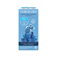 Natracare Organic Cotton Tampons Super with Applicator x16 Pack  SELL THROUGH