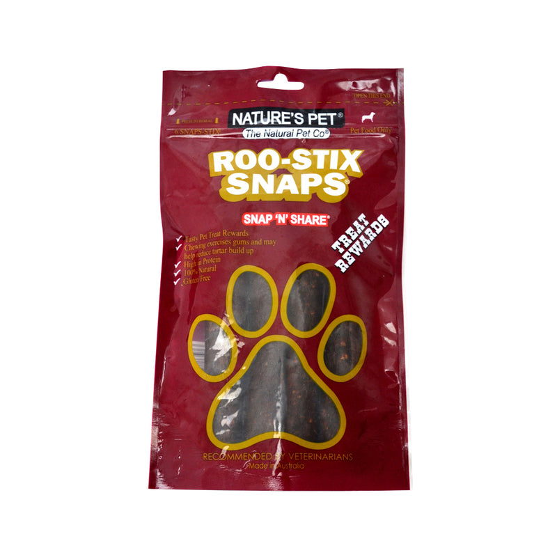 Natures Pet Roo-Stix Snaps x 6 Pack
