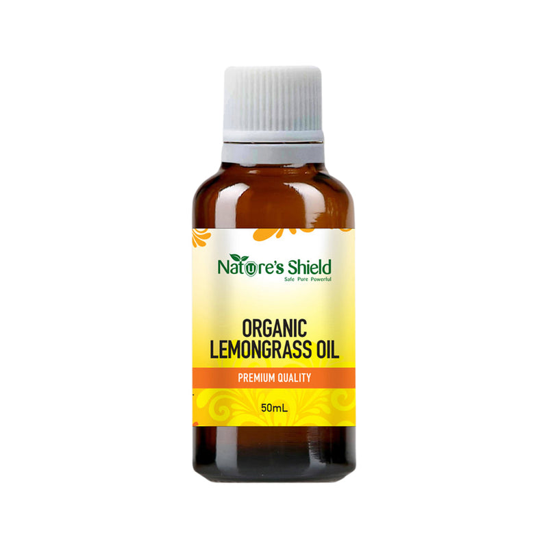 Natures Shield Organic Essential Oil Lemongrass 50ml