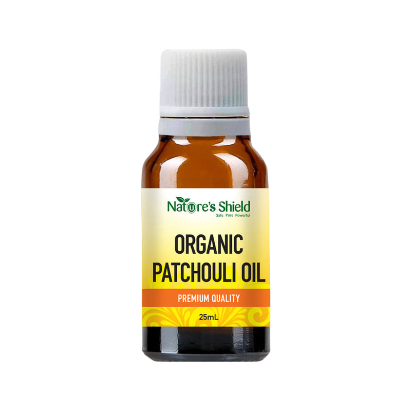 Natures Shield Organic Essential Oil Patchouli 25ml