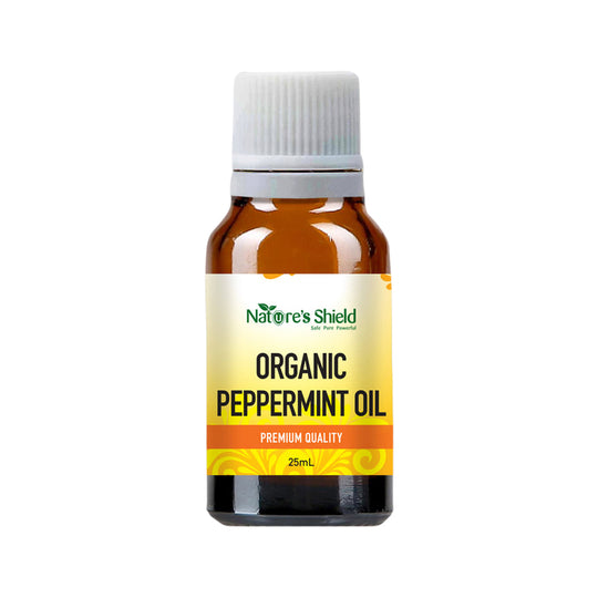 Natures Shield Organic Essential Oil Peppermint 25ml